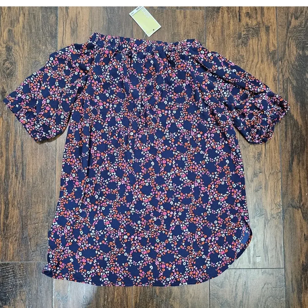 Michael Kors Floral Off-Shoulder Blouse - Size Small NWT